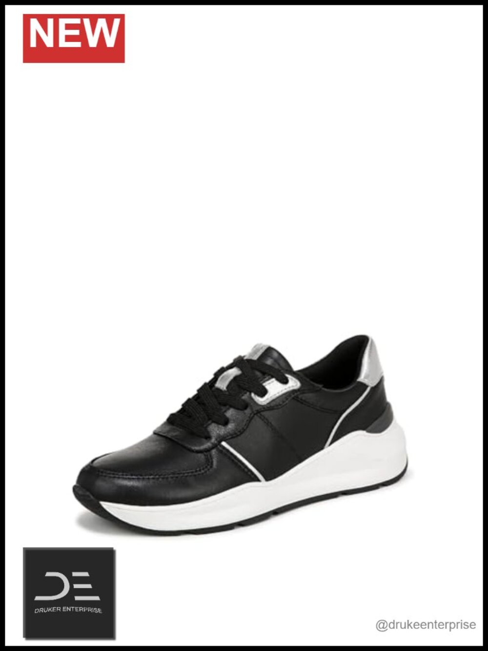 Naturalizer Blossom Wedge Sneakers Leather Lace-Up Comfort